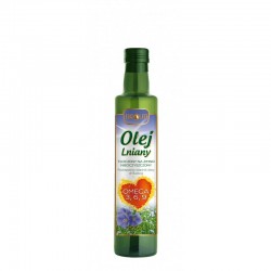Olej lniany 250 ml - Omega 3 6 9